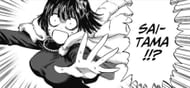 Fubuki as Saitama had fallen into the Demon-Level Monster Containment Room (Image via Shueisha)